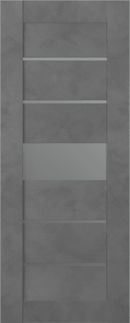 AVON 07-06 VETRO DARK URBAN BARN BELLDINNI MODERN INTERIOR DOOR - 2