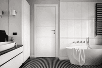 OPTIMA 2H SNOW WHITE BYPASS BELLDINNI MODERN INTERIOR DOOR - 2