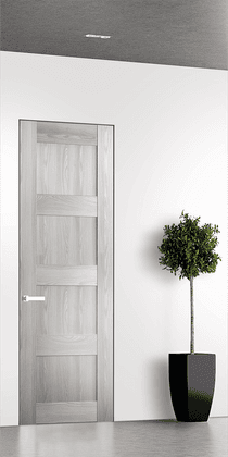 AVON 07 3R RIBEIRA ASH INVISIBLE METAL FRAME BELLDINNI MODERN INTERIOR DOOR - 1