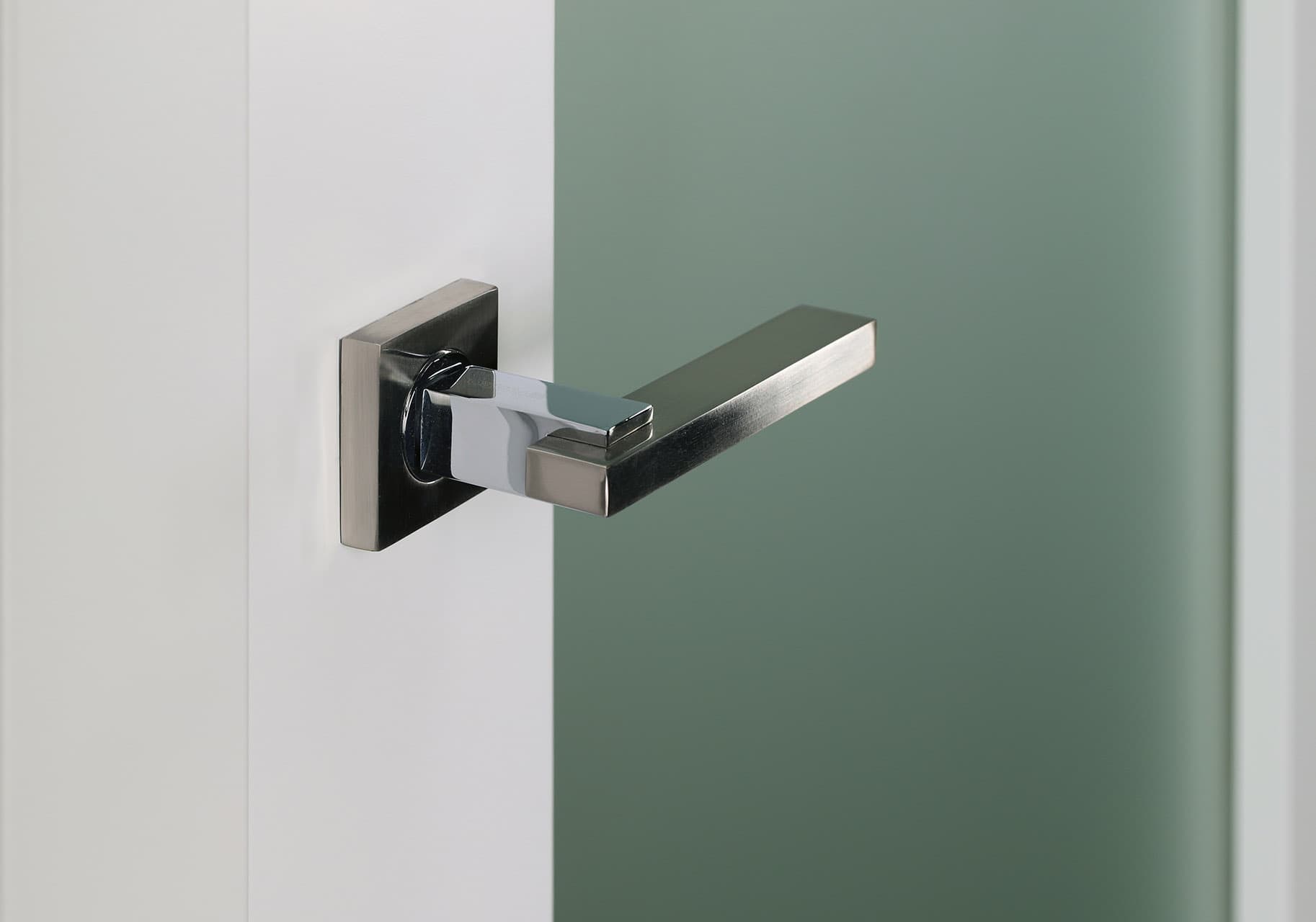 SMART PRO 5 LITE VETRO POLAR WHITE BARN BELLDINNI MODERN INTERIOR DOOR - 4