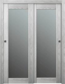 AVON 207 VETRO RIBEIRA ASH BYPASS BELLDINNI MODERN INTERIOR DOOR - 1