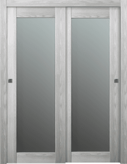 AVON 207 VETRO RIBEIRA ASH BYPASS BELLDINNI MODERN INTERIOR DOOR - 1