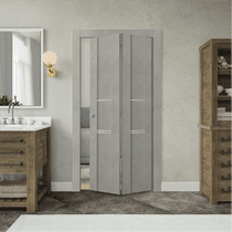 AVON 01 3H LIGHT URBAN BI-FOLD BELLDINNI MODERN INTERIOR DOOR - 2