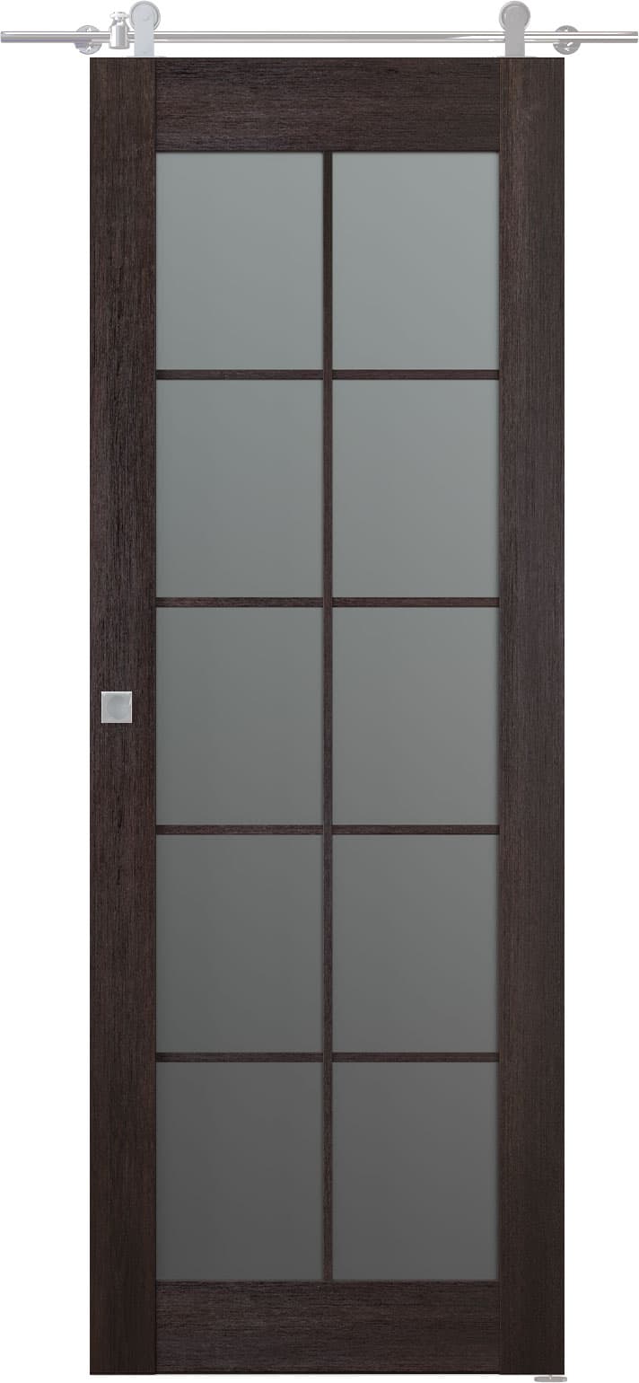 AVON 10 LITE VETRO VERALINGA OAK BARN BELLDINNI MODERN INTERIOR DOOR - 1