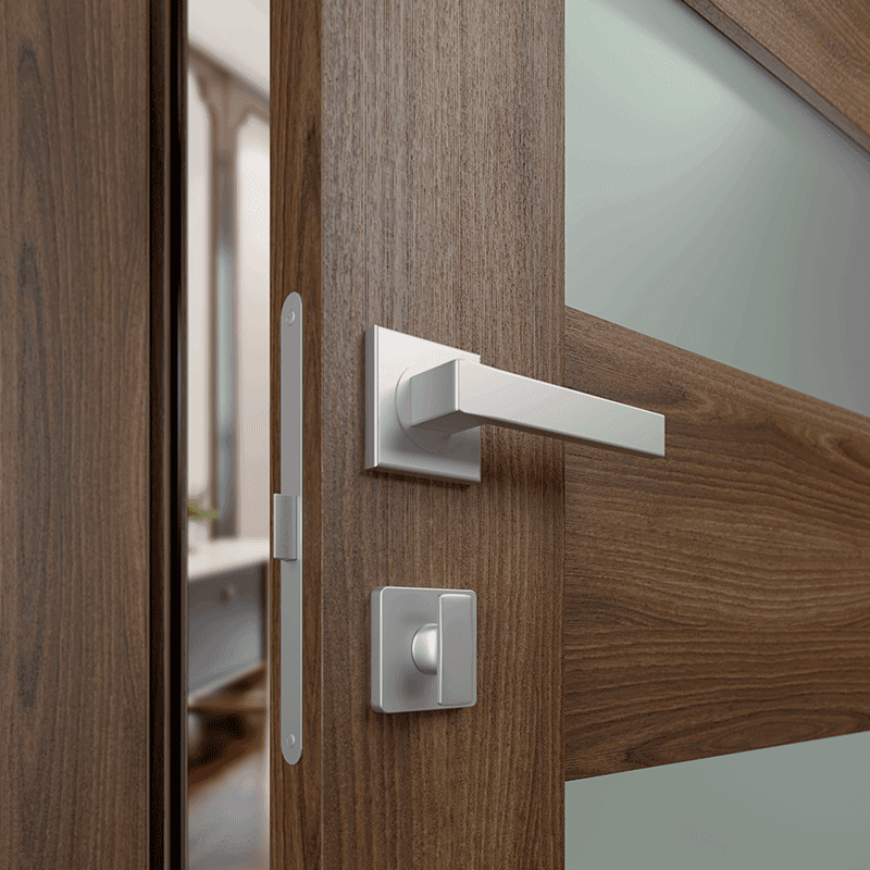 AVON 07-07 VETRO PECAN NUTWOOD CLOSET DOORS BELLDINNI MODERN INTERIOR DOOR - 2