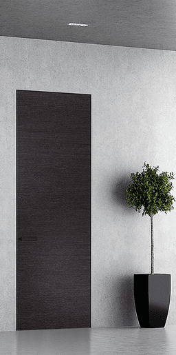 AVANTI BLACK APRICOT INVISIBLE METAL FRAME BELLDINNI MODERN INTERIOR DOOR - 1