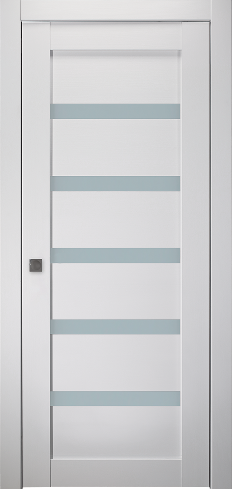 LEORA VETRO BIANCO NOBLE POCKET BELLDINNI MODERN INTERIOR DOOR