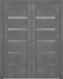 AVON 07-04 VETRO DARK URBAN DOUBLE BELLDINNI MODERN INTERIOR DOOR - 1