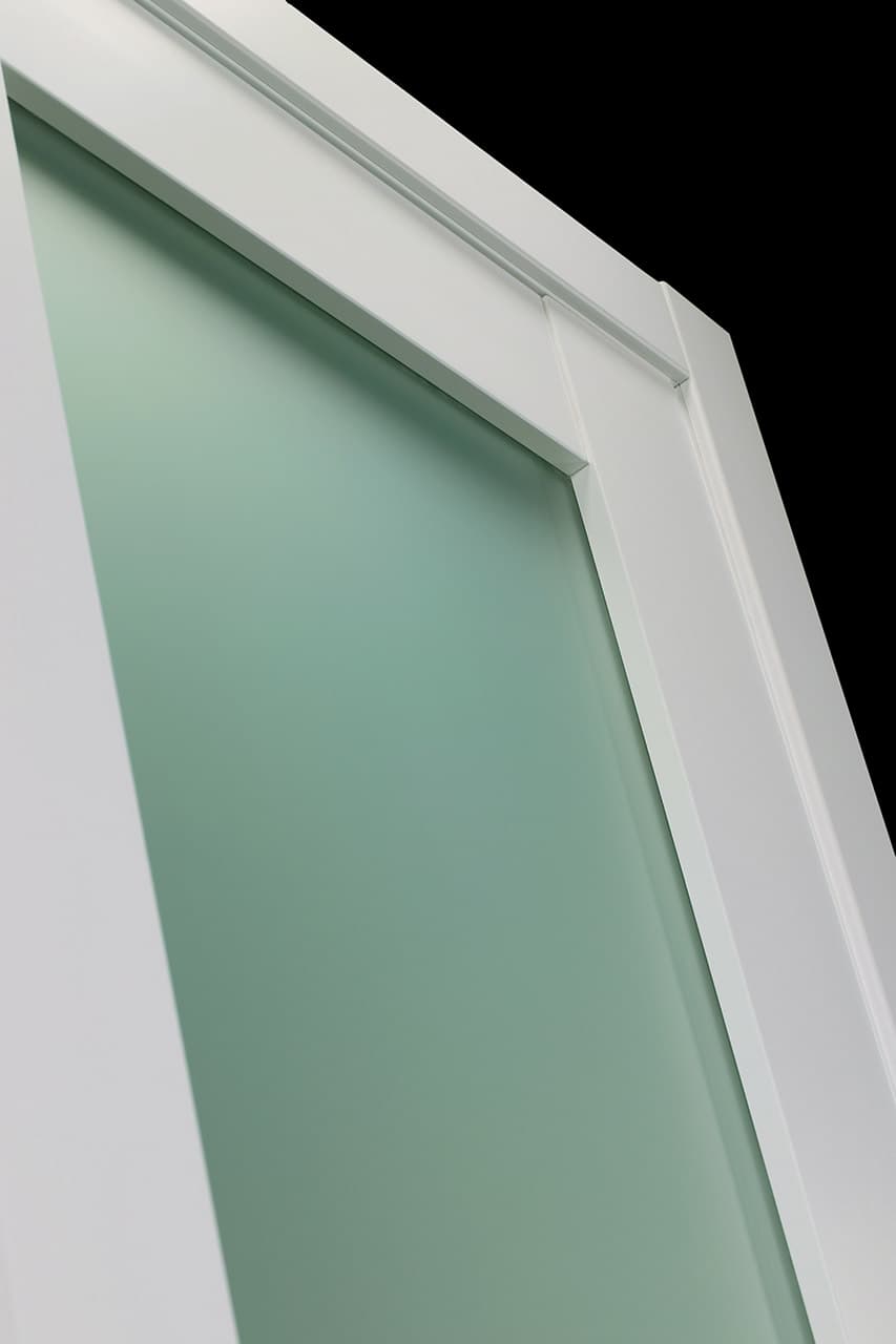 SMART PRO 207 VETRO POLAR WHITE BARN BELLDINNI MODERN INTERIOR DOOR - 6