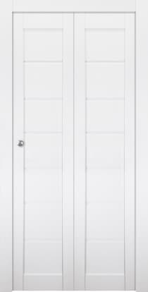 ALDA BIANCO NOBLE BI-FOLD BELLDINNI MODERN INTERIOR DOOR - 1