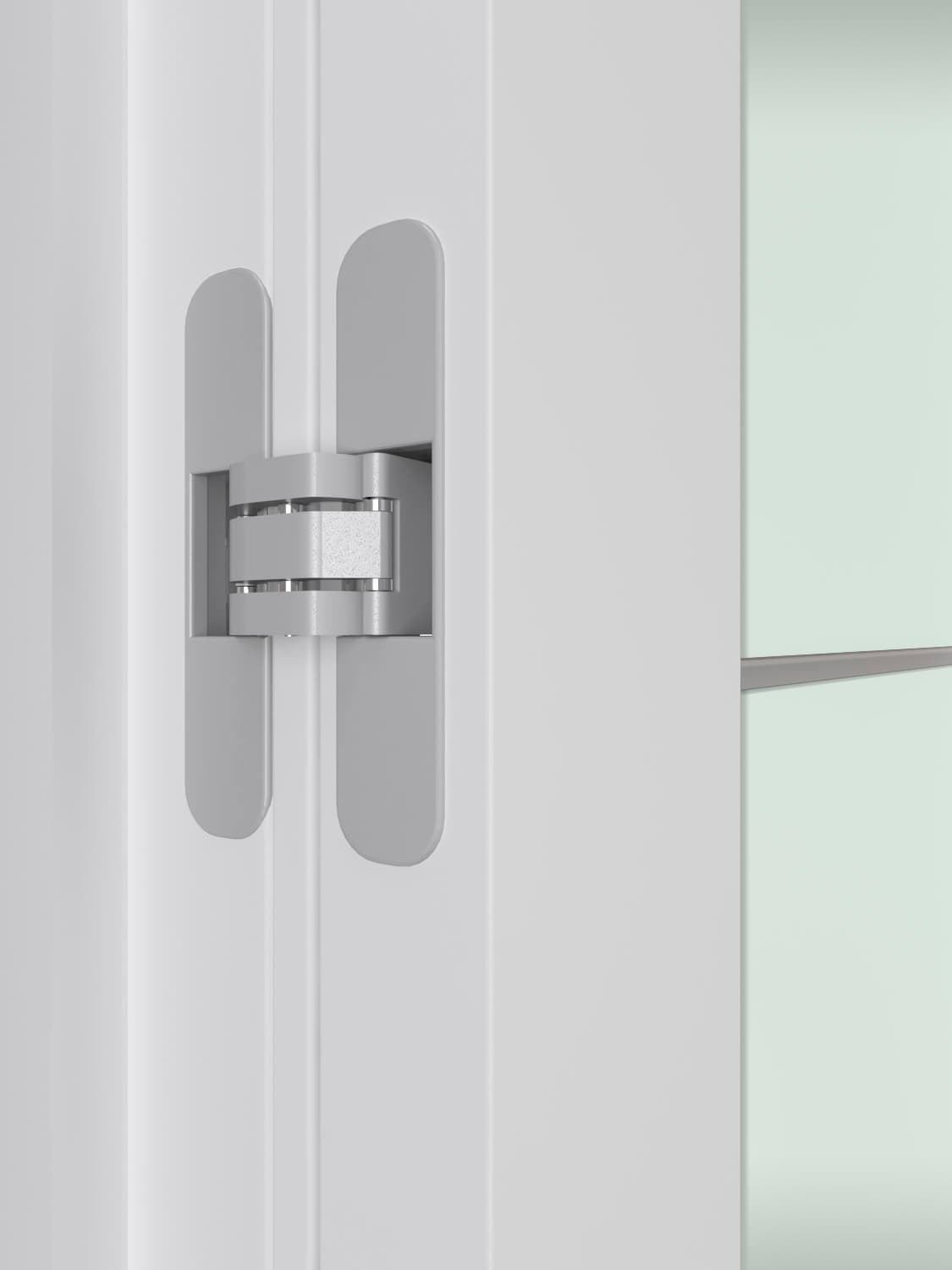 SMART PRO H3G 4H VETRO POLAR WHITE DOUBLE BELLDINNI MODERN INTERIOR DOOR - 5