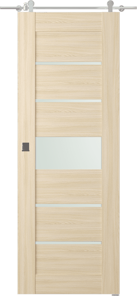AVON 07-06 VETRO LOIRE ASH BARN DOORS BELLDINNI MODERN INTERIOR DOOR - 1