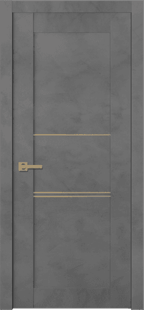 AVON 07 3H GOLD DARK URBAN SWING BELLDINNI MODERN INTERIOR DOOR - 1