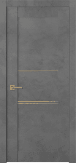 AVON 07 3H GOLD DARK URBAN SWING BELLDINNI MODERN INTERIOR DOOR - 1