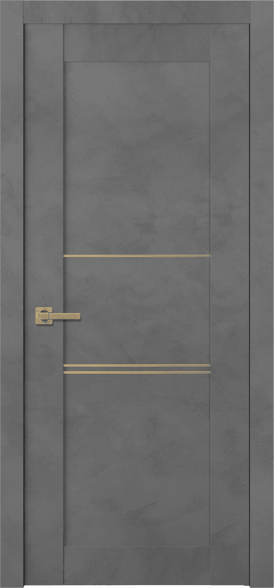 AVON 07 3H GOLD DARK URBAN SWING BELLDINNI MODERN INTERIOR DOOR - 1