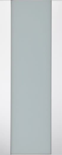 SMART PRO H3G VETRO POLAR WHITE SLAB BELLDINNI MODERN INTERIOR DOOR - 1