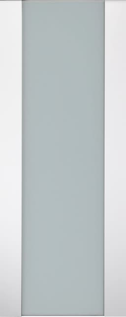 SMART PRO H3G VETRO POLAR WHITE SLAB BELLDINNI MODERN INTERIOR DOOR - 1