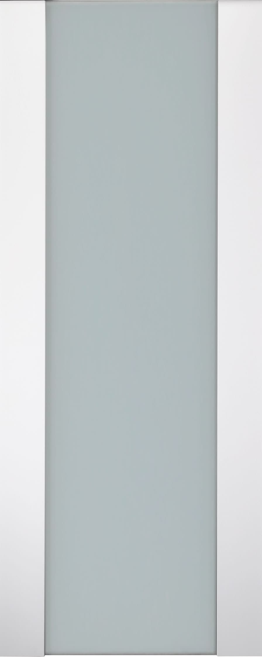 SMART PRO H3G VETRO POLAR WHITE SLAB BELLDINNI MODERN INTERIOR DOOR - 1