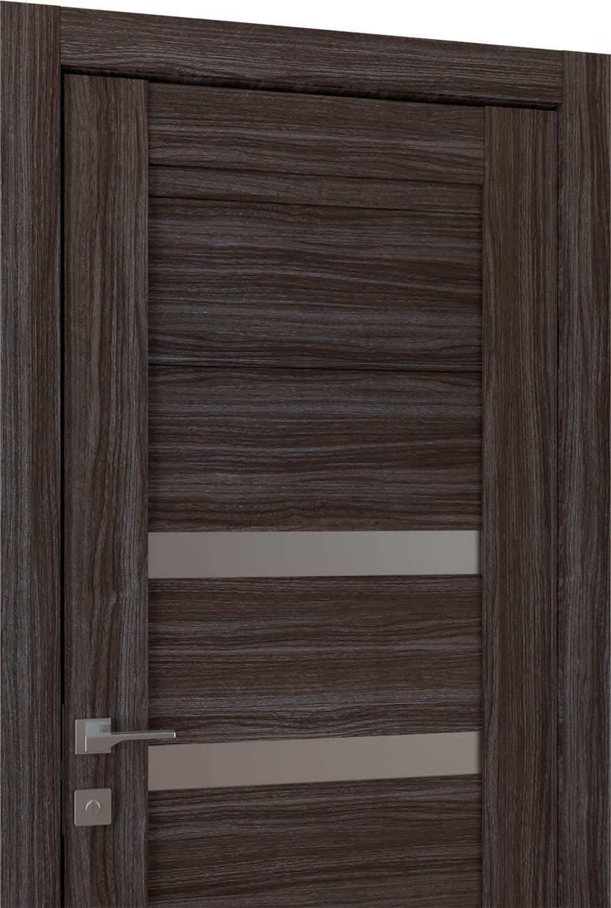 DORA VETRO GRAY OAK BARN BELLDINNI MODERN INTERIOR DOOR - 2