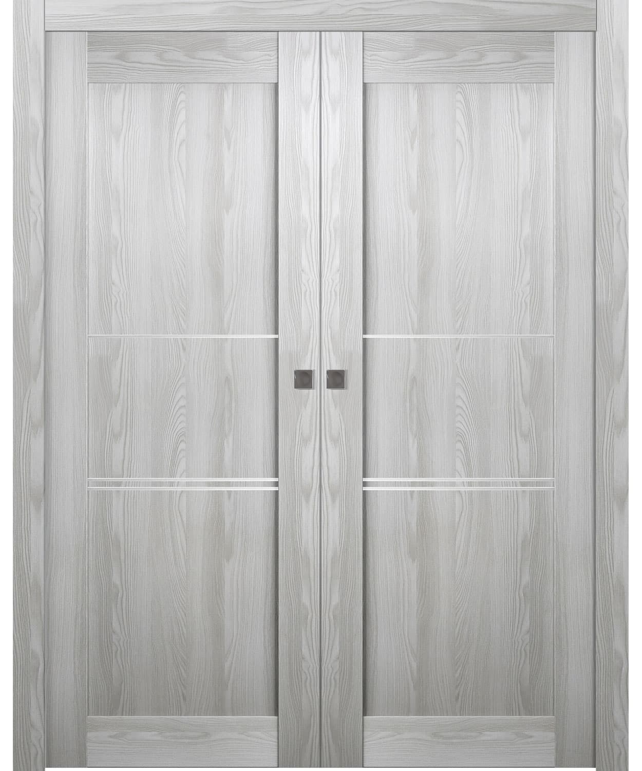 AVON 07 3H RIBEIRA ASH DOUBLE POCKET BELLDINNI MODERN INTERIOR DOOR - 1