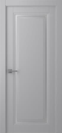 AURUM 1 VETRO LIGHT GREY SWING BELLDINNI MODERN INTERIOR DOOR - 1