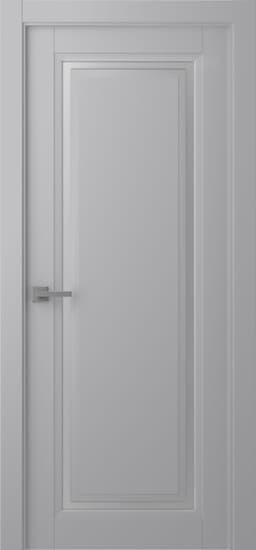 AURUM 1 VETRO LIGHT GREY SWING BELLDINNI MODERN INTERIOR DOOR - 1