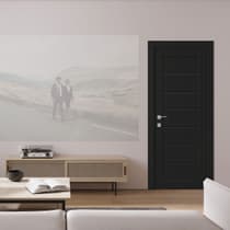 ALDA BLACK MATTE POCKET BELLDINNI MODERN INTERIOR DOOR - 2