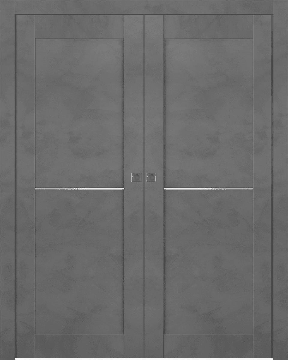 AVON 07 1H DARK URBAN DOUBLE POCKET BELLDINNI MODERN INTERIOR DOOR - 1
