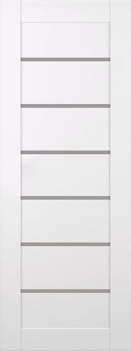 ALBA SNOW WHITE SLAB BELLDINNI MODERN INTERIOR DOOR - 1