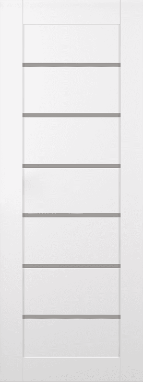 ALBA SNOW WHITE SLAB BELLDINNI MODERN INTERIOR DOOR - 1