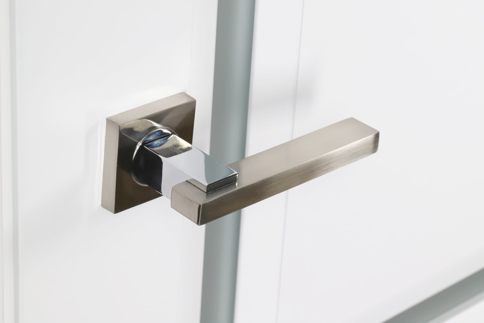 AURUM 1 VETRO LIGHT GREY DOUBLE BELLDINNI MODERN INTERIOR DOOR - 3