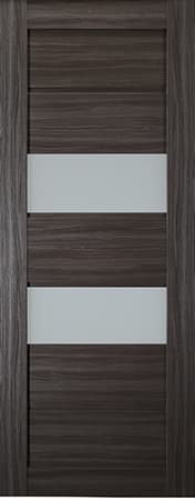 DESSA VETRO GRAY OAK SLAB BELLDINNI MODERN INTERIOR DOOR - 1