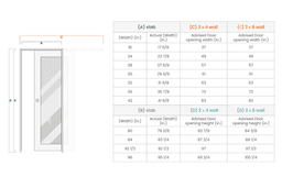 DOME VETRO BLACK MATTE POCKET BELLDINNI MODERN INTERIOR DOOR - 2