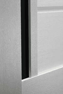 ESTA BLACK VETRO BIANCO NOBLE DOUBLE POCKET BELLDINNI MODERN INTERIOR DOOR - 4