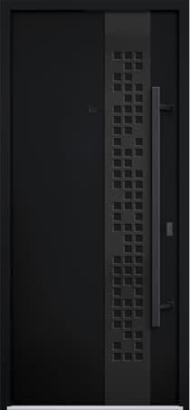 Single Modern Steel Exterior Door Deux 6078 - 1