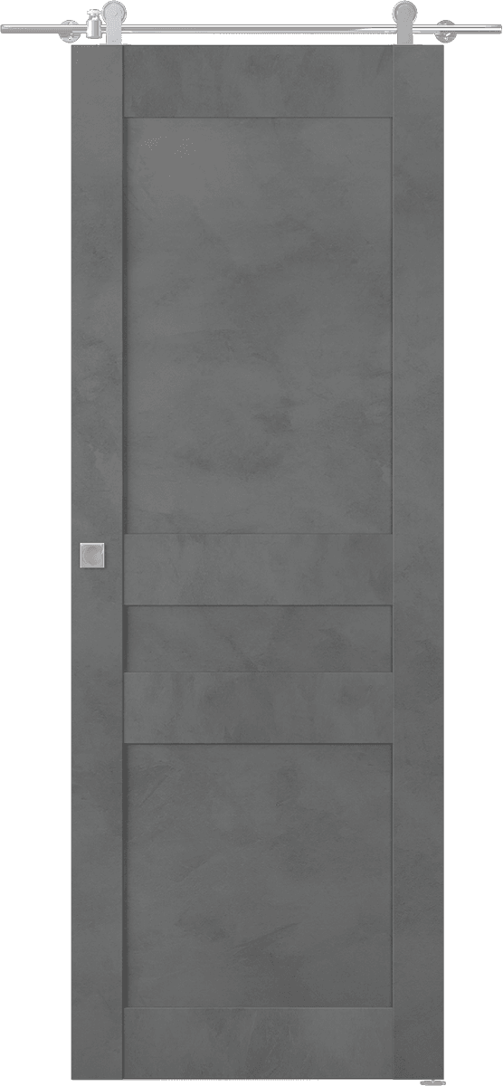 AVON 07 2R DARK URBAN BARN BELLDINNI MODERN INTERIOR DOOR - 1