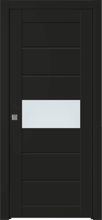 EDNA VETRO BLACK MATTE POCKET BELLDINNI MODERN INTERIOR DOOR - 1