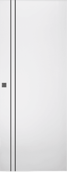 OPTIMA 2V BLACK SNOW WHITE MAGIC DOORS BELLDINNI MODERN INTERIOR DOOR - 1