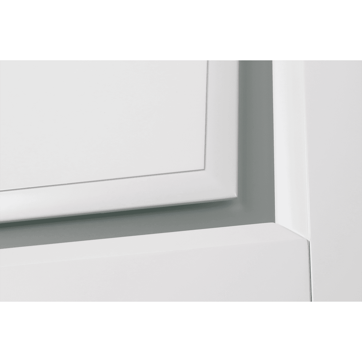 AURUM 2 VETRO POLAR WHITE CLOSET BELLDINNI MODERN INTERIOR DOOR - 6