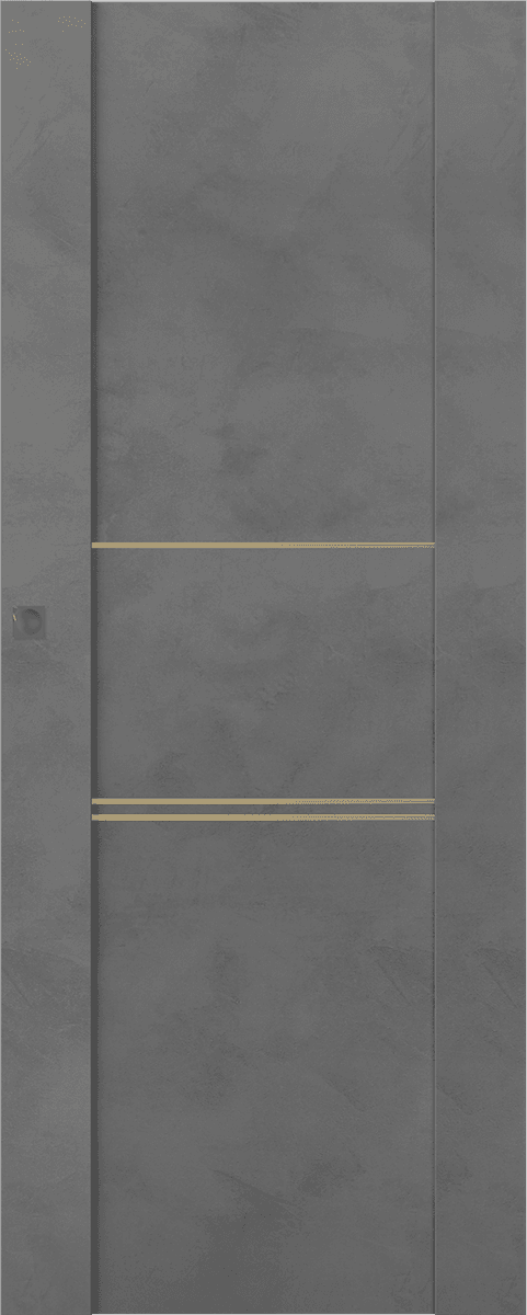 AVON 01 3H GOLD DARK URBAN MAGIC BELLDINNI MODERN INTERIOR DOOR - 1