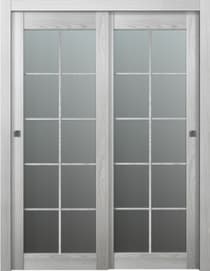 AVON 10 LITE VETRO RIBEIRA ASH BYPASS BELLDINNI MODERN INTERIOR DOOR - 1