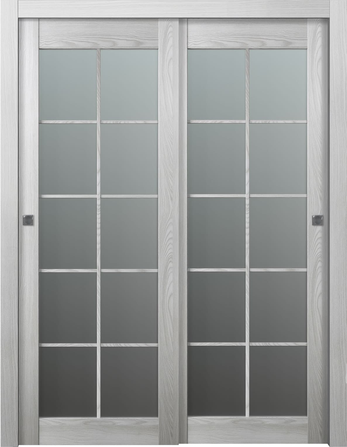 AVON 10 LITE VETRO RIBEIRA ASH BYPASS BELLDINNI MODERN INTERIOR DOOR - 1