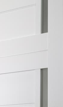 IMMA VETRO BIANCO NOBLE SLAB BELLDINNI MODERN INTERIOR DOOR - 3