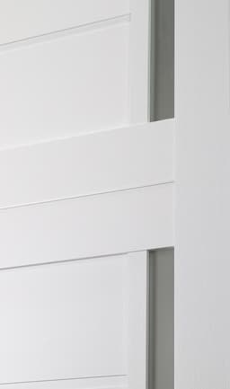 IMMA VETRO BIANCO NOBLE SLAB BELLDINNI MODERN INTERIOR DOOR - 3