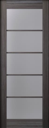PALLADIO 5 LITE VETRO GRAY OAK BARN BELLDINNI MODERN INTERIOR DOOR - 2
