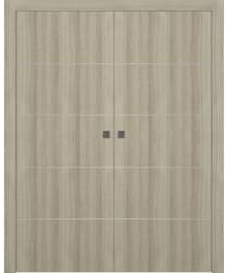 OPTIMA 4H SHAMBOR DOUBLE POCKET BELLDINNI MODERN INTERIOR DOOR - 1