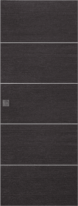 AVANTI 4H BLACK APRICOT DOUBLE MAGIC BELLDINNI MODERN INTERIOR DOOR - 1