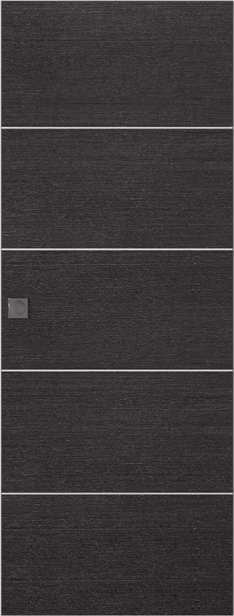 AVANTI 4H BLACK APRICOT DOUBLE MAGIC BELLDINNI MODERN INTERIOR DOOR - 1