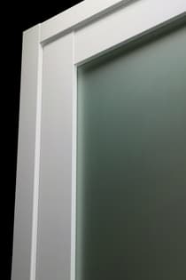 SMART PRO 207 VETRO POLAR WHITE DOUBLE BI-FOLD BELLDINNI MODERN INTERIOR DOOR - 2