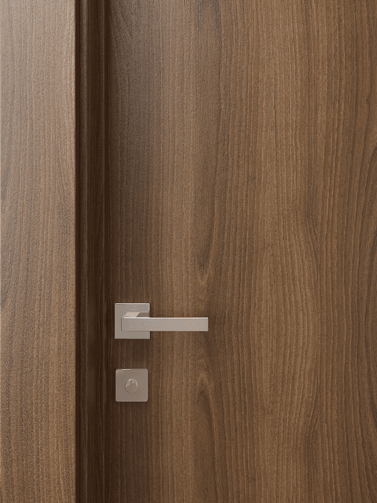 OPTIMA 2V PECAN NUTWOOD BARN DOORS BELLDINNI MODERN INTERIOR DOOR - 3